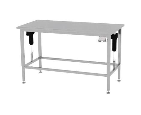 Arbejdsbord 900x650 m/glat ombuk og h/s rustfri stål ART
