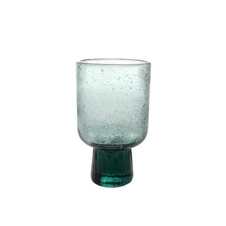 Vand-/drinksglas m/fod grøn 25 cl Kolon