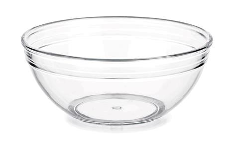 Salat skål PC diam 130 mm 47,5 cl GlassFORever