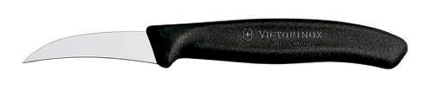 Grøntsagskniv Victorinox 60 mm buet sort 