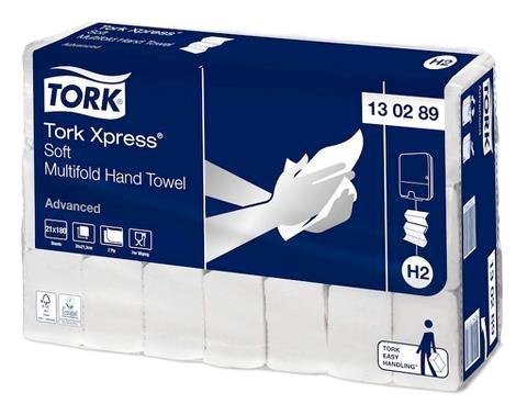 Håndklædeark Adv. Soft interfold Tork Xpress®
