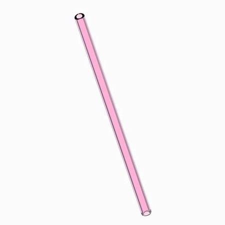 Sugerør glas pink D8 x L150 mm 50 stk Wibe For Good