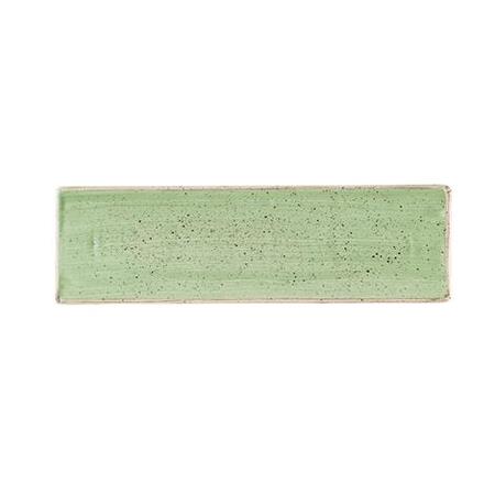 Serveringsfad grøn B295 x D88 mm Stonecast Churchill